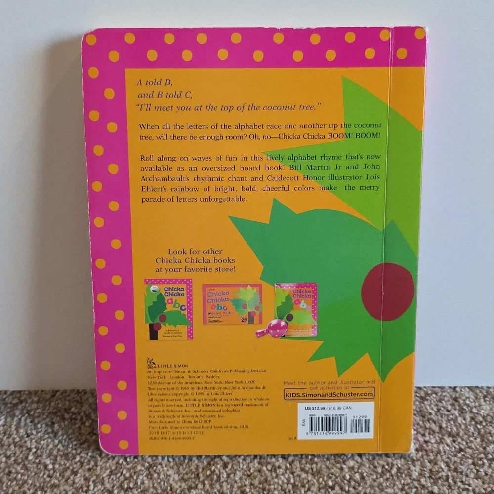 Large Chicka Chicka Boom Boom Board Book - Oversized Board Book